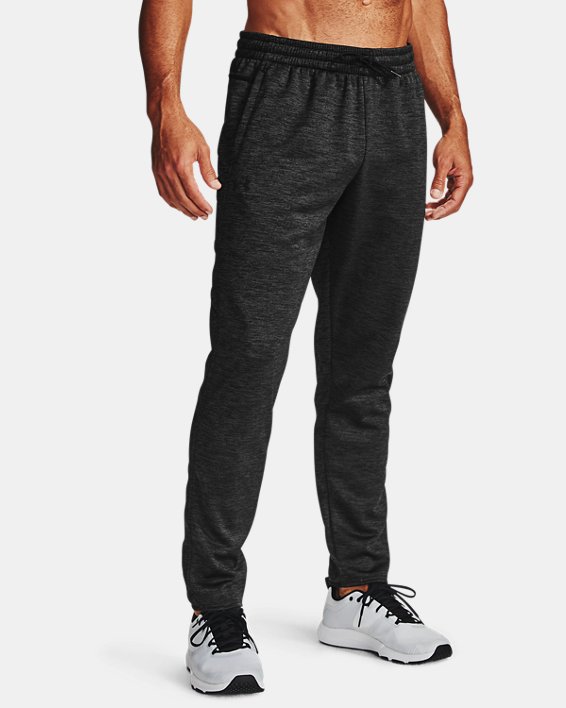 Men's Armour Fleece® Twist Pants, Black, pdpMainDesktop image number 0